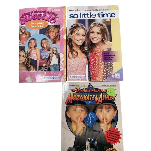 10 Mary Kate Ashley Olsen Book DVD Lot Full House Adventure Little Time Sweet 16 - Picture 5 of 8